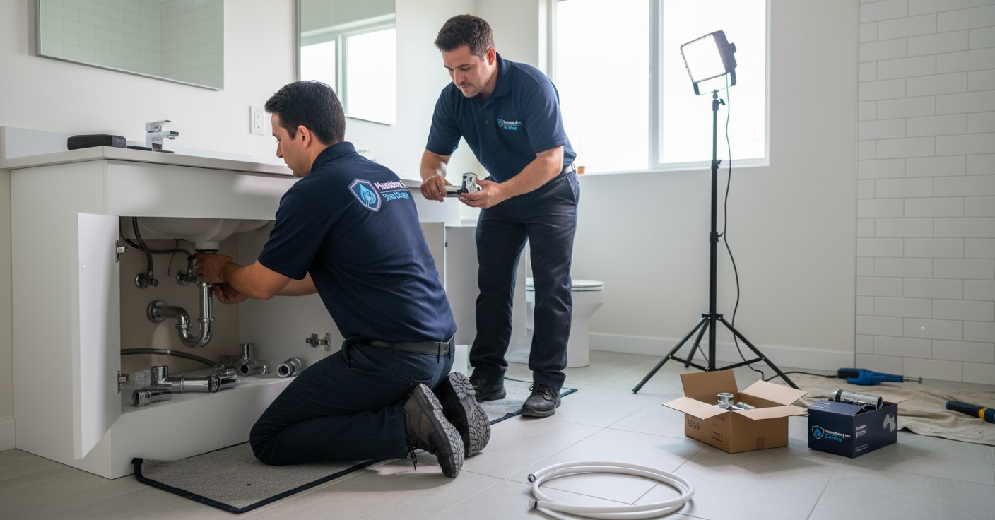 Plumbing Pro team at work