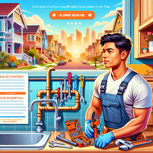 Find an affordable 24-hour plumber near you in San Diego for emergency plumbing services, drain cleaning, water heater repair, sewer line repair, and leak detection.